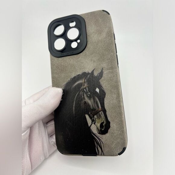 COPY - iPhone 16 Case – Black Horse Design Protective & Stylish - Picture 5 of 5